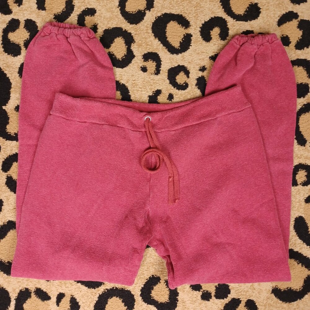 Vintage 70s Low Rise Drawstring Jogger Sweatpants, S/M - Picture 3 of 7